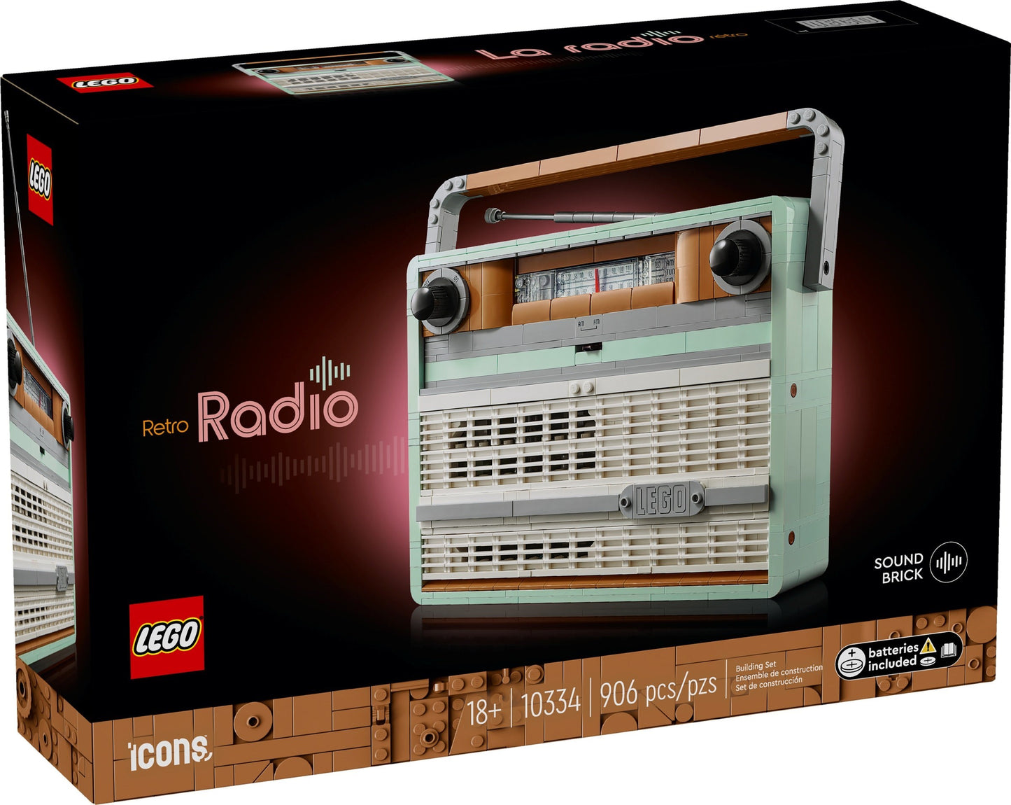 LEGO 10334 Icons Retro Radio