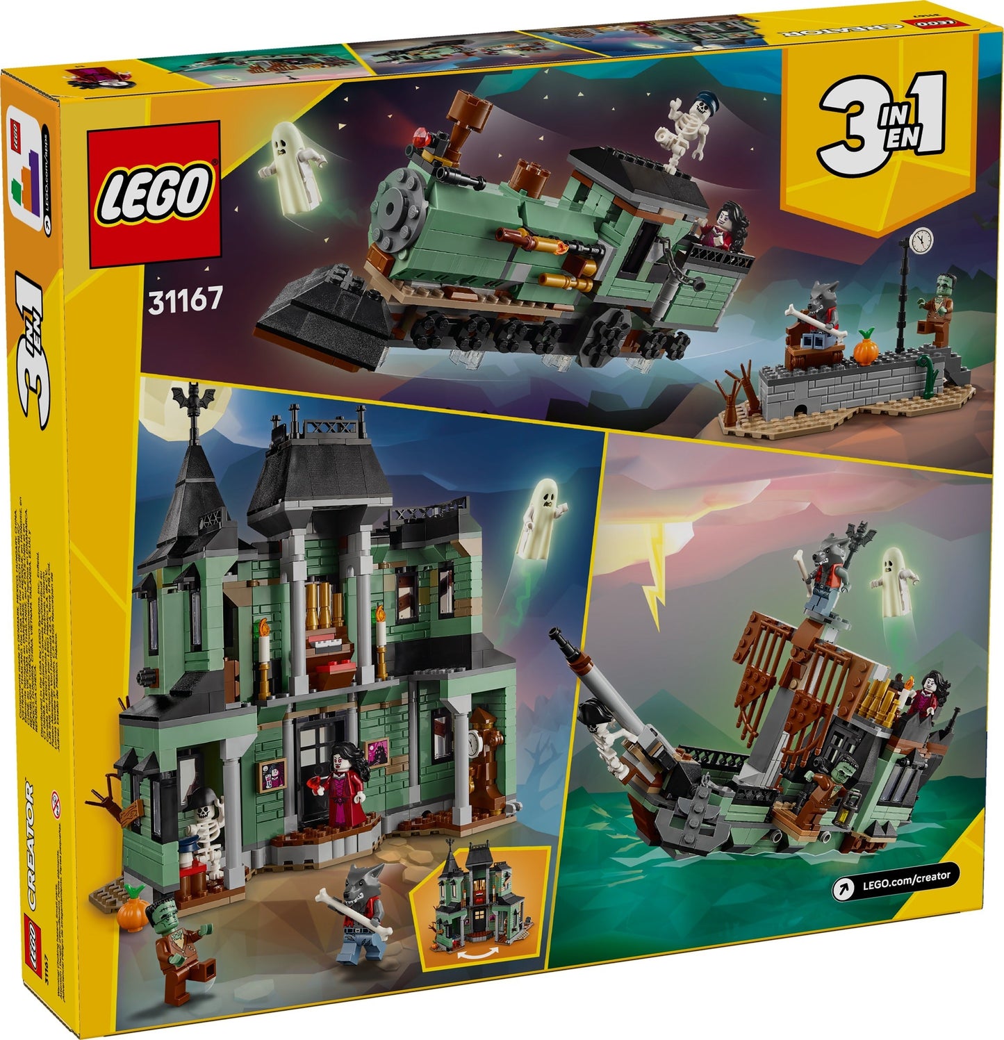 LEGO 31167 Creator 3 in 1 Haunted Mansion - imperfect box