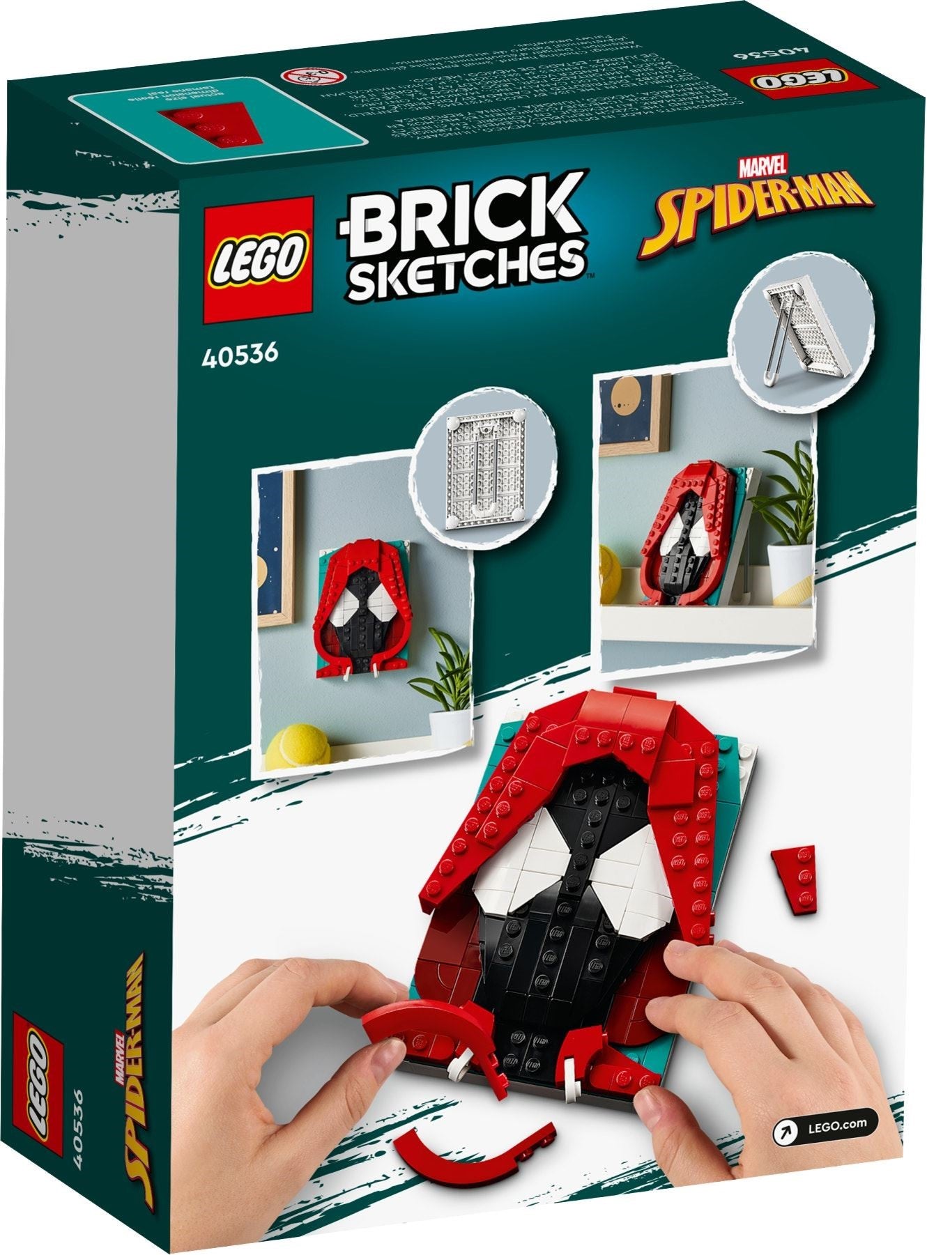 LEGO 40536 Brick Sketches Miles Morales