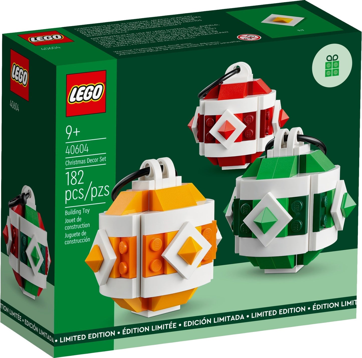 LEGO 40604 Seasonal Christmas Decor Set