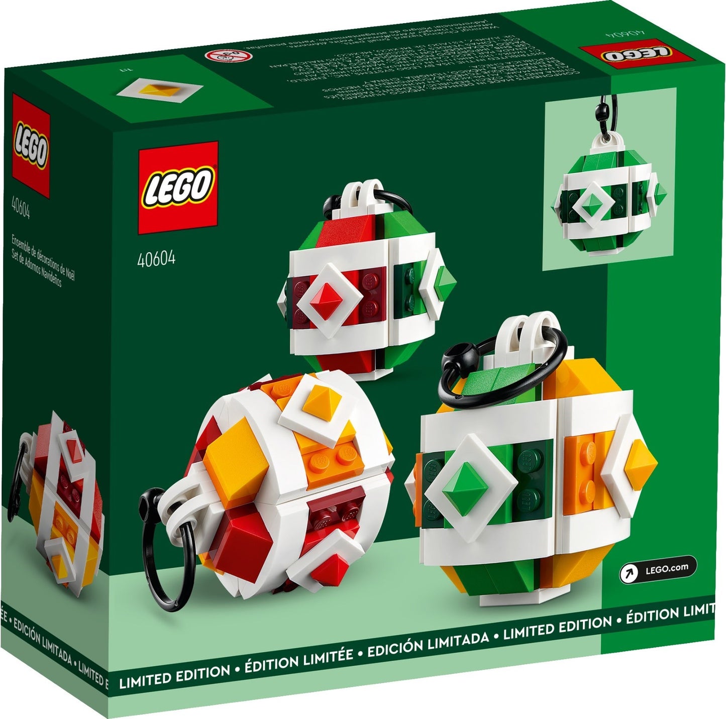 LEGO 40604 Seasonal Christmas Decor Set