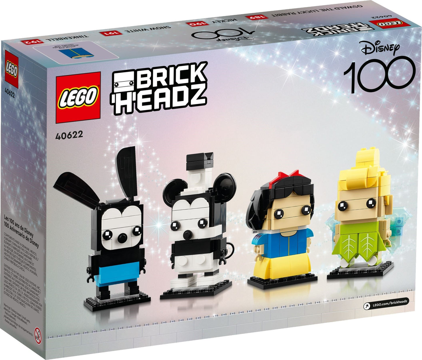 LEGO 40622 Brickheadz Disney 100th Celebration