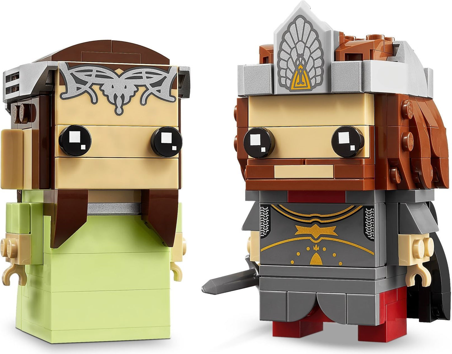LEGO 40632 Brickheadz Aragorn & Arwen - The Lord of the Rings