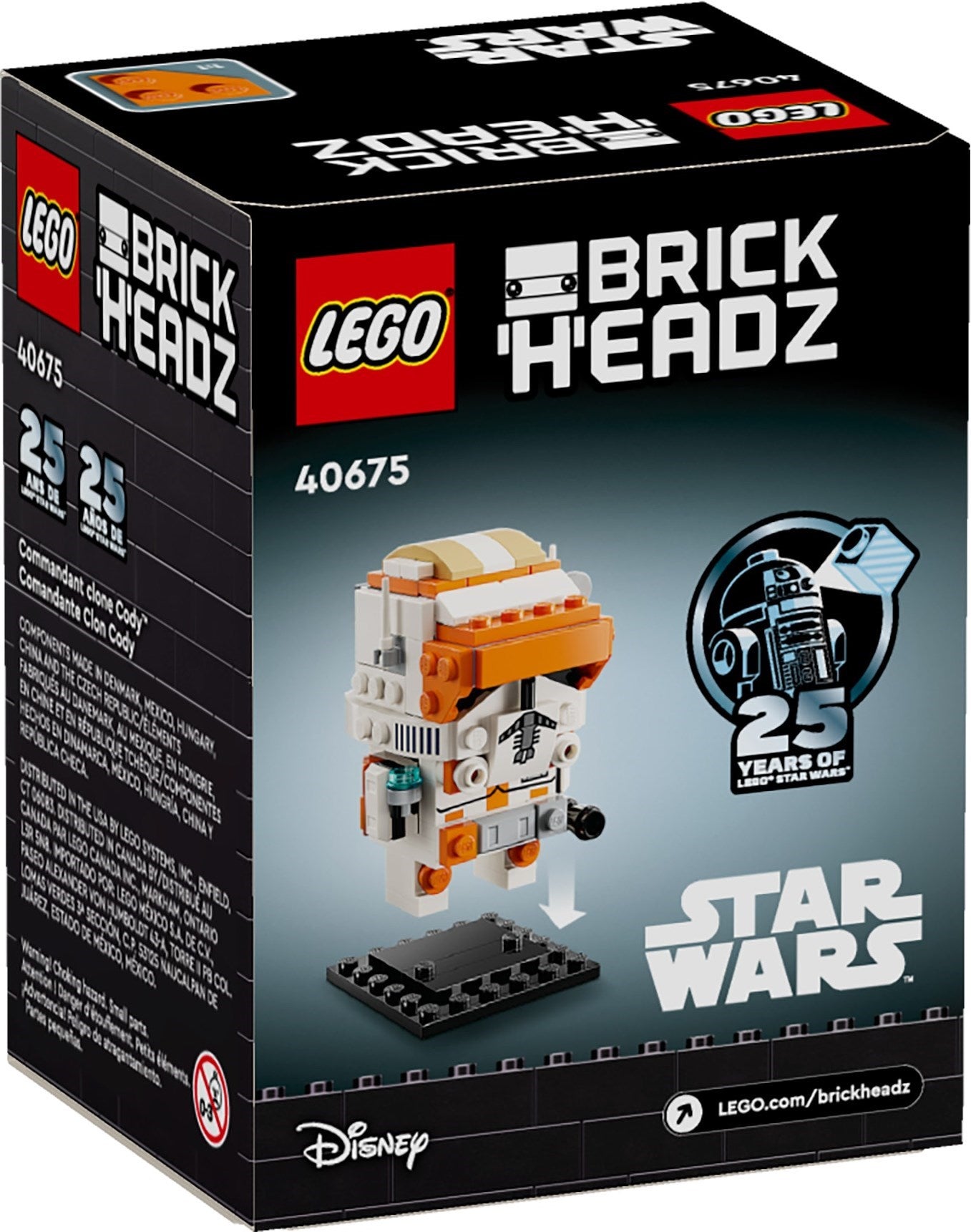LEGO 40675 Brickheadz Star Wars Clone Commander Cody