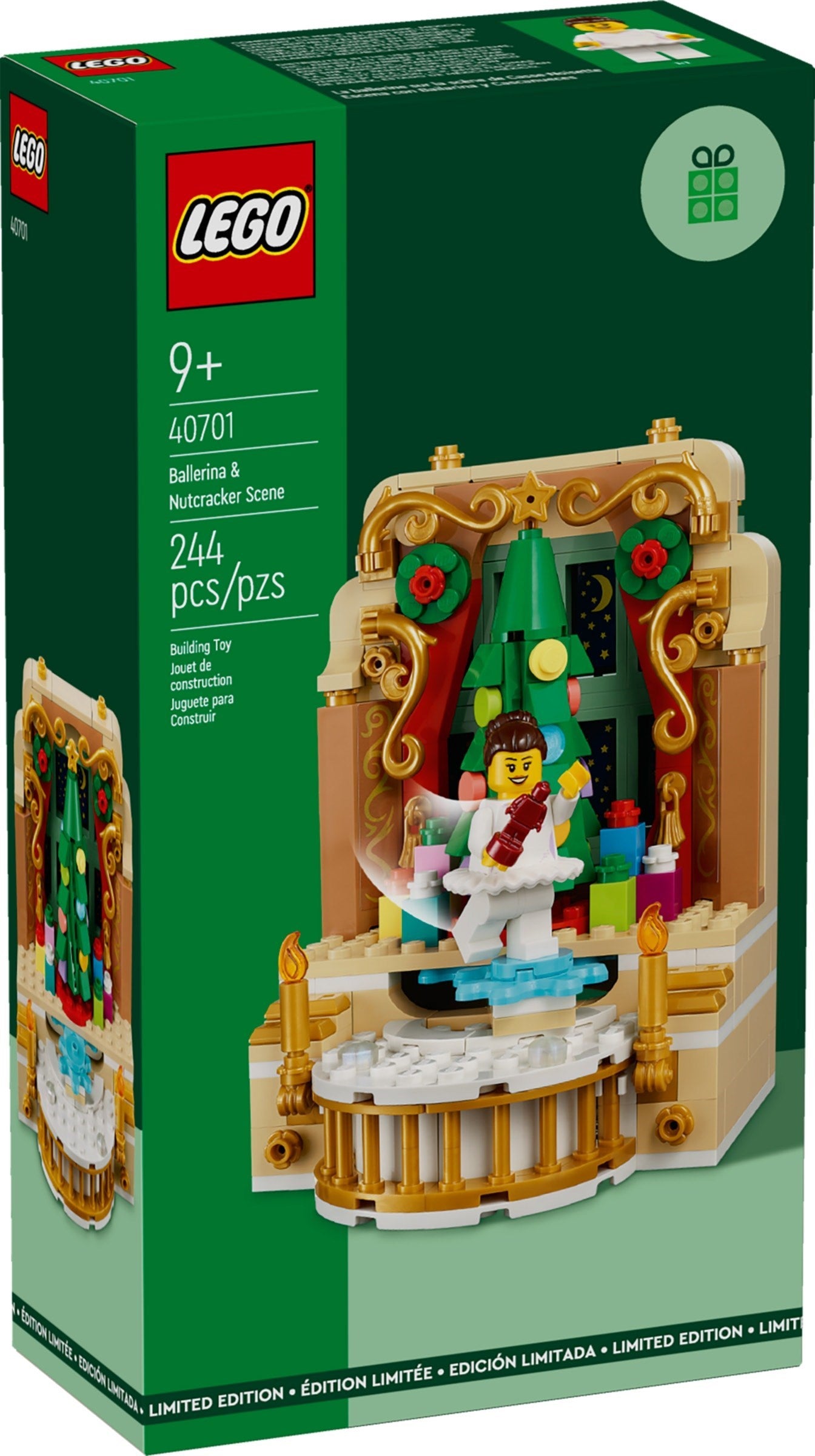 LEGO 40701 Seasonal Ballerina & Nutcracker Scene - Limited Edition Xmas Christmas