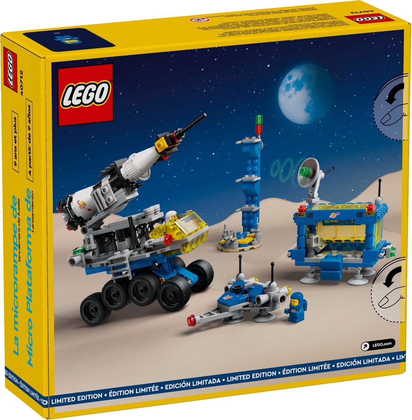 LEGO 40712 Icons Micro Rocket Launchpad - Space System Retro