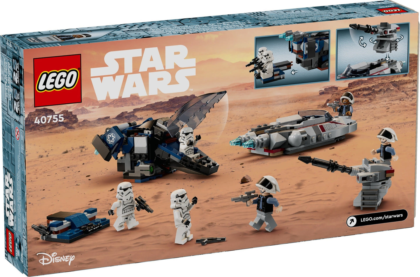 LEGO 40755 Star Wars Imperial Dropship vs. Rebel Scout Speeder