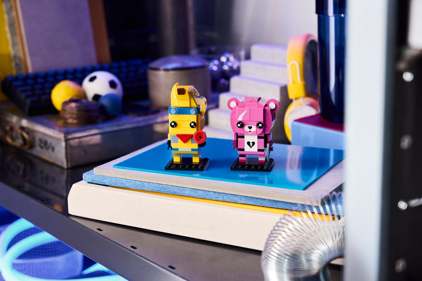 LEGO 40760 Brickheadz Adventure Peely & Cuddle Team Leader
