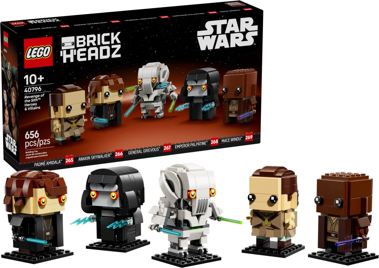 LEGO 40796 Brickheadz Star Wars Revenge of the Sith Heroes & Villains