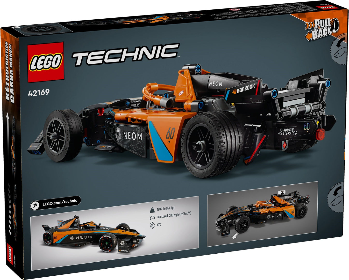 LEGO 42169 Technic NEOM McLaren Formula E Race Car