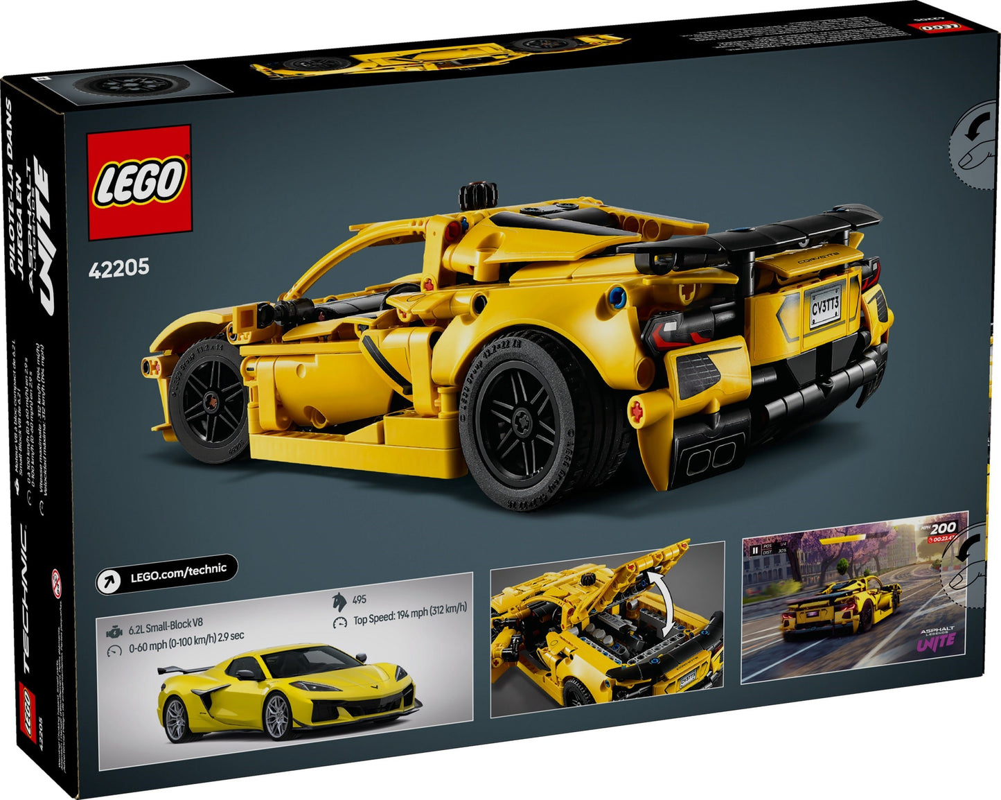 LEGO 42205 Technic Chevrolet Corvette Stingray