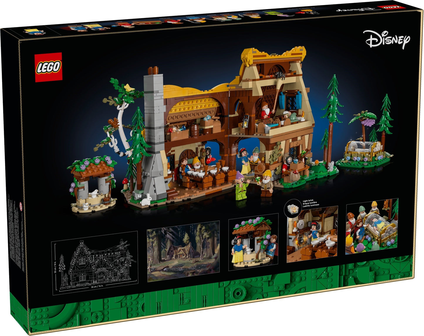 LEGO 43242 Disney Snow White and the Seven Dwarfs' Cottage