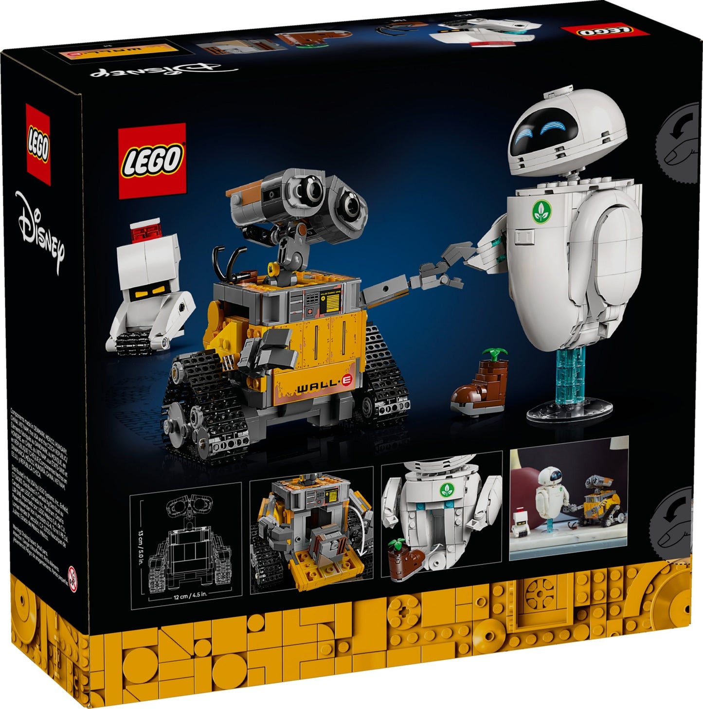 LEGO 43279 Disney WALL-E and EVE