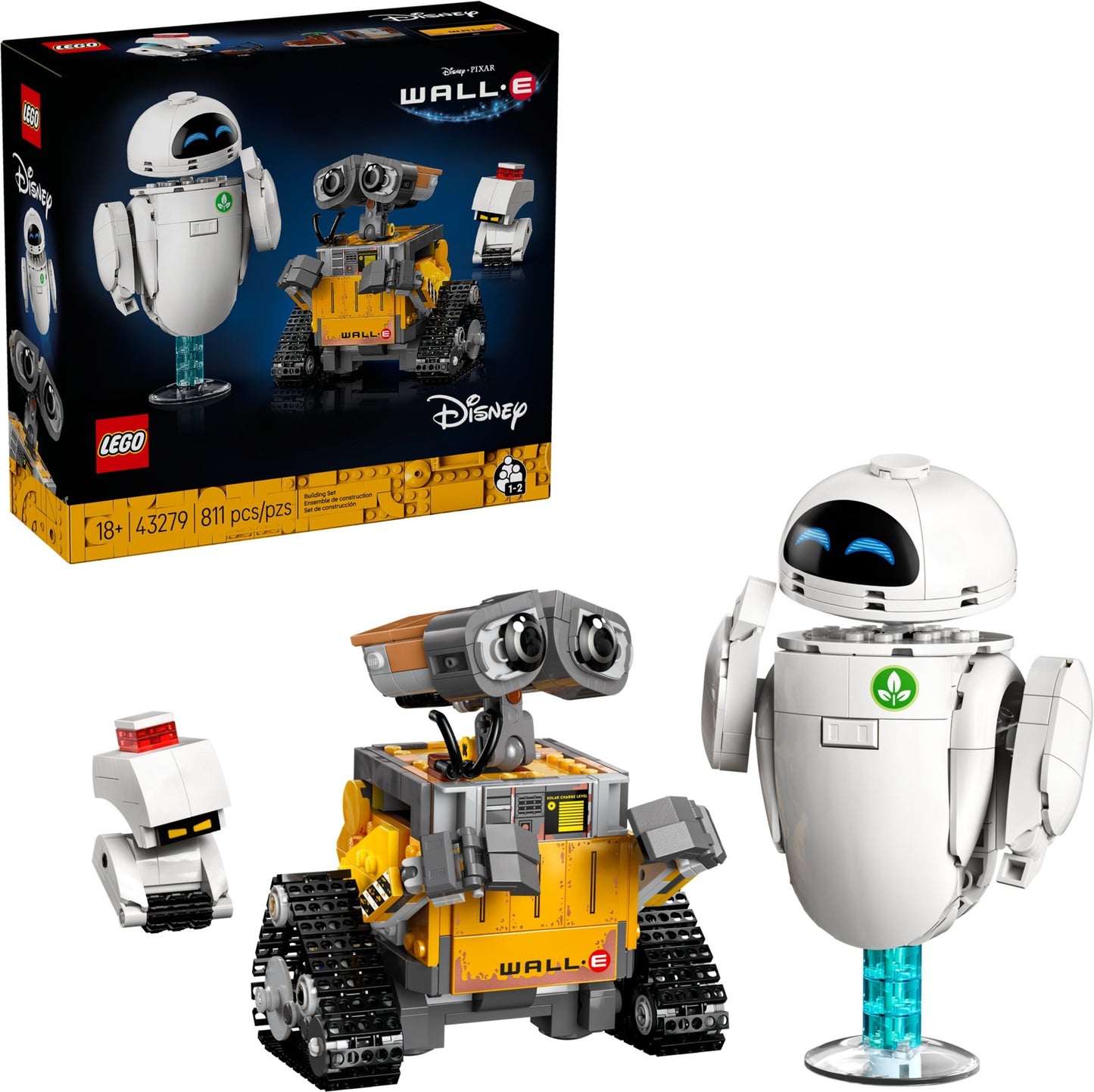 LEGO 43279 Disney WALL-E and EVE