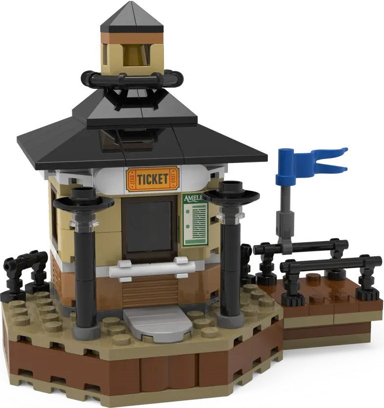 LEGO 5009157 6564643 Promotional Amelia Ticket Booth