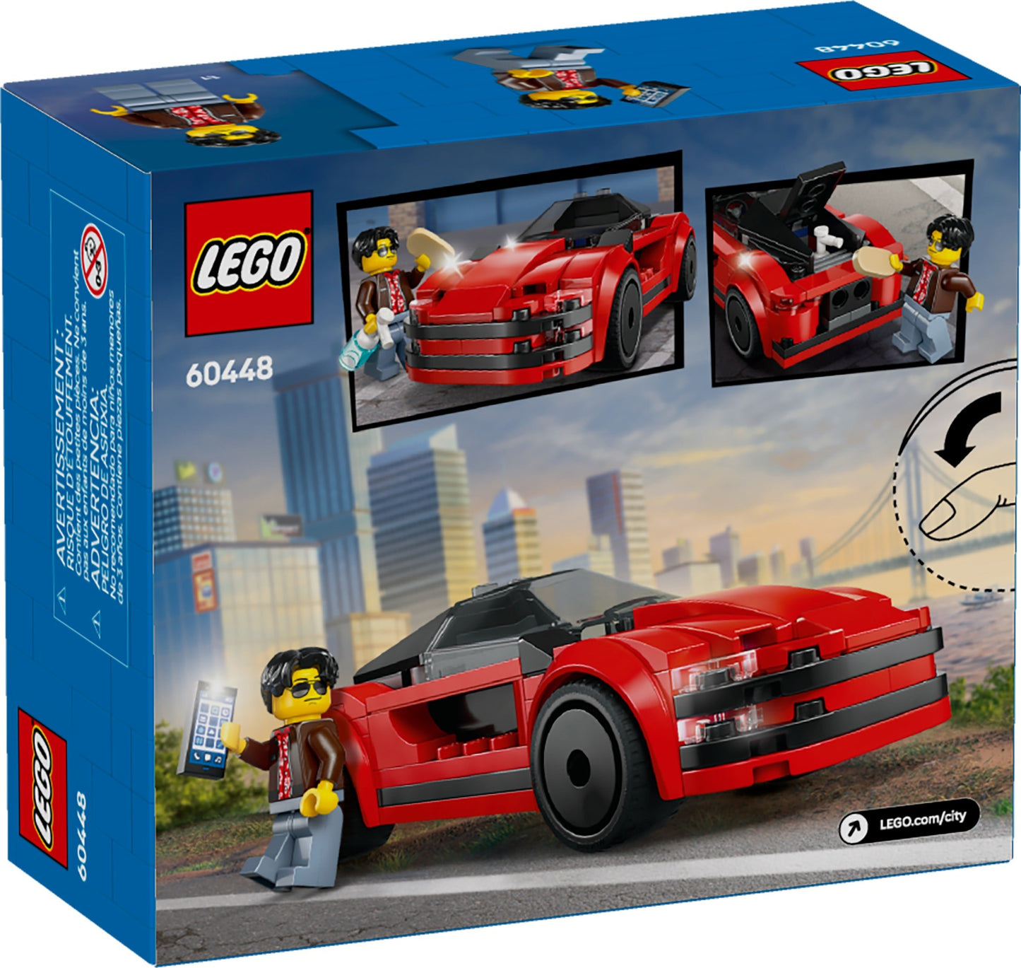 LEGO 60448 City Red Sports Car