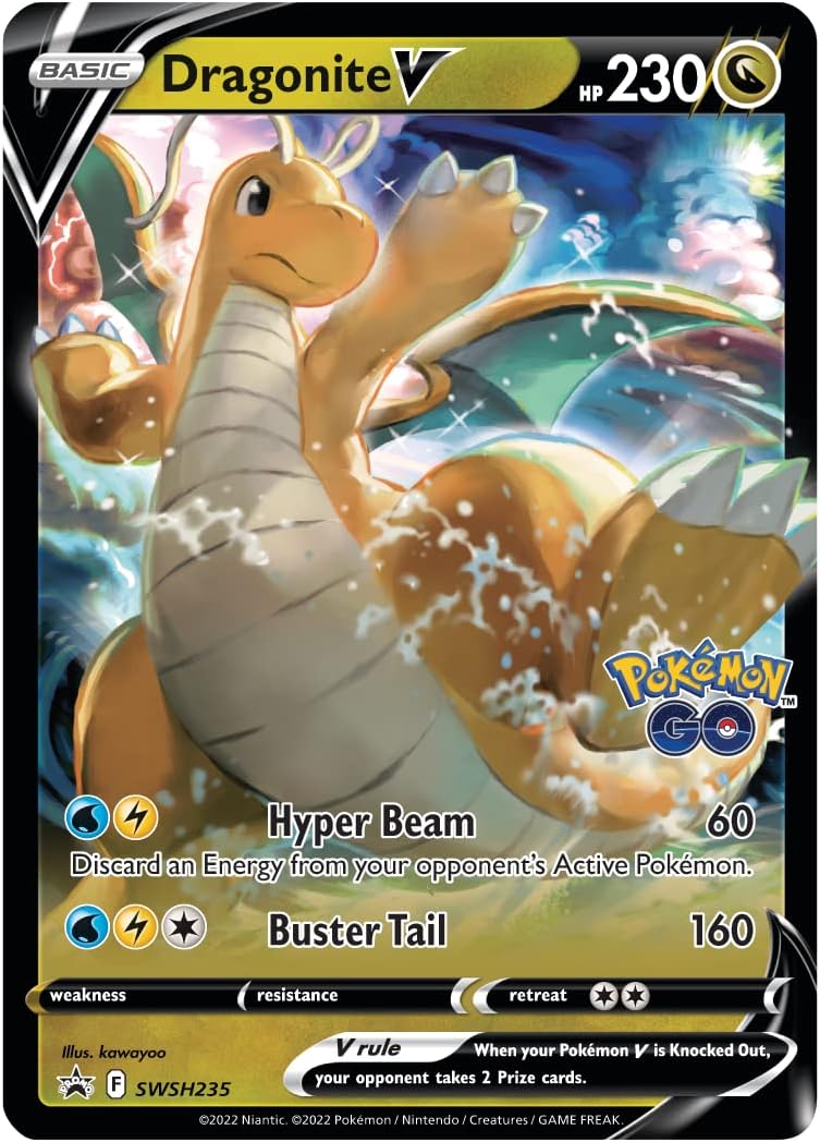 Pokemon TCG Pokemon GO Premier Deck Holder Collection Dragonite VSTAR