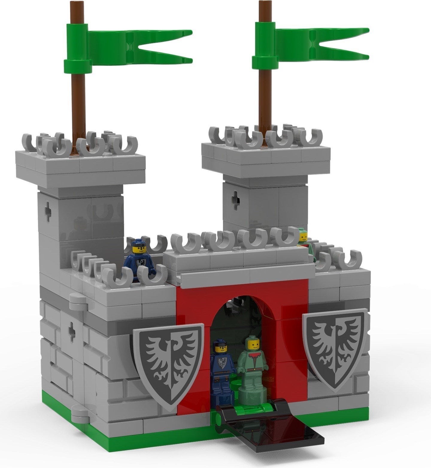 LEGO 6487473 Promotional Buildable Grey Castle - Limited Edition