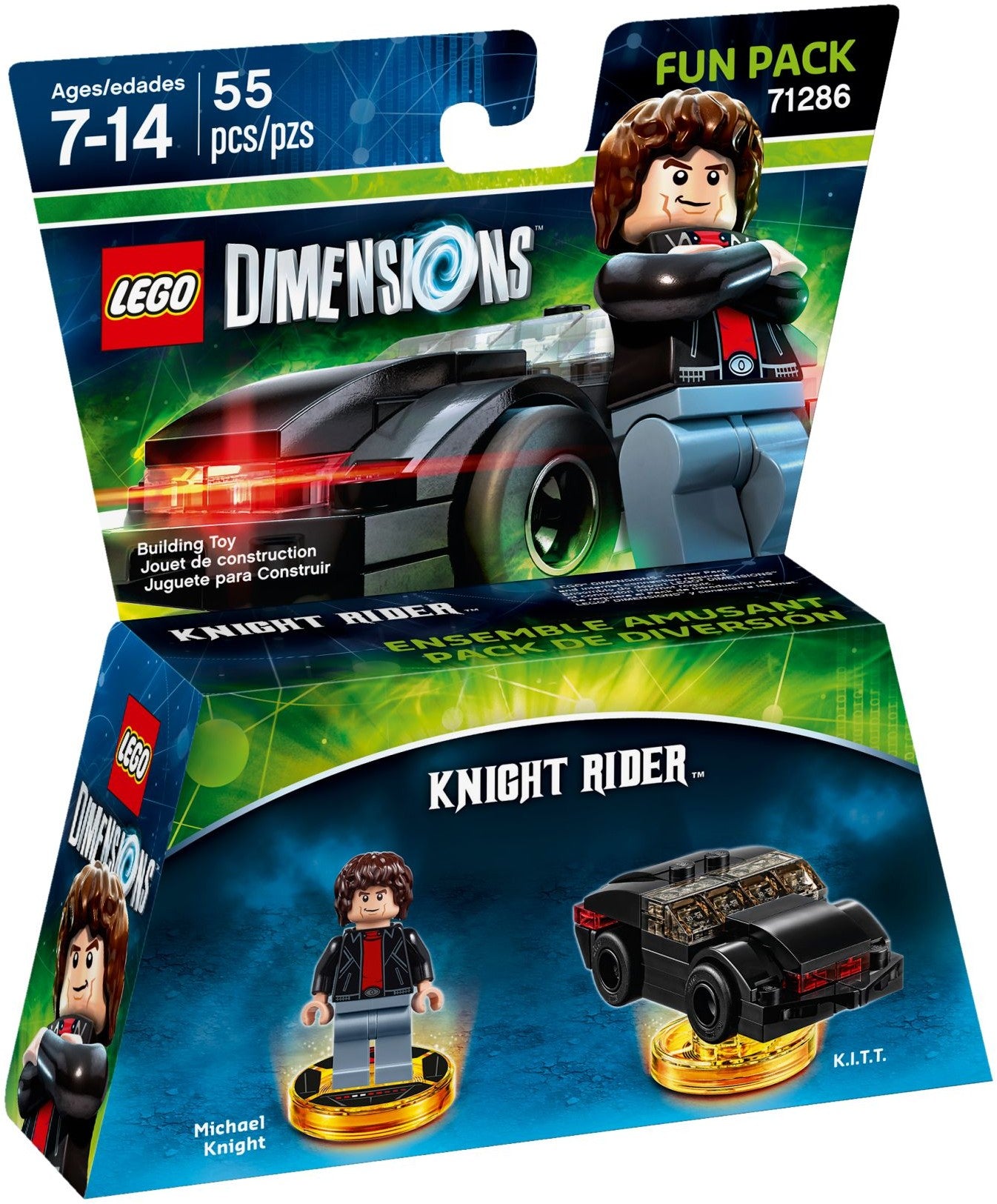 LEGO 71286 Dimensions Knight Rider Fun Pack David Hasselhoff