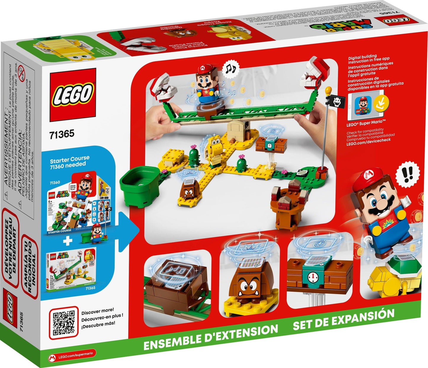 LEGO 71365 Super Mario Piranha Plant Power Slide