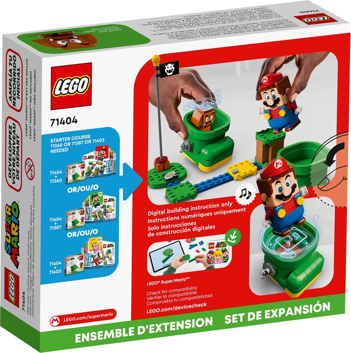 LEGO 71404 Super Mario Goomba’s Shoe Expansion Set