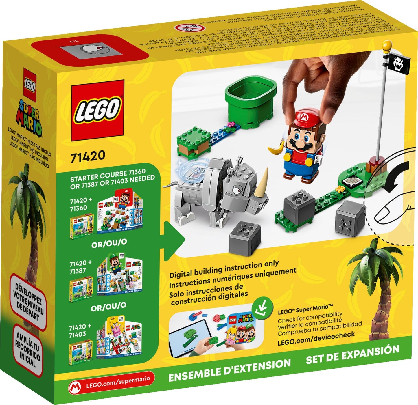 LEGO 71420 Super Mario Rambi the Rhino