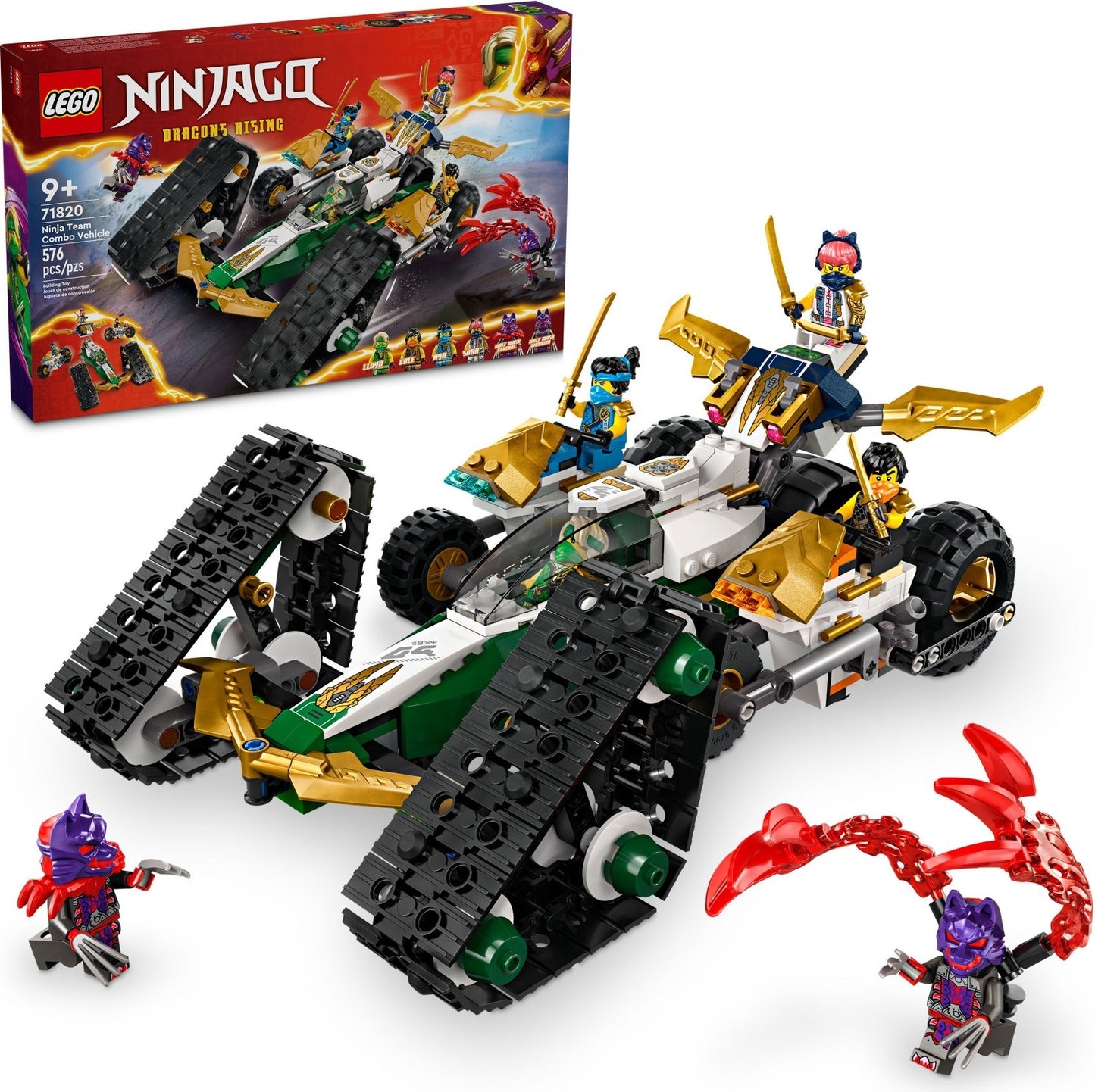 LEGO 71820 Ninjago Ninja Team Combo Vehicle - Imperfect box