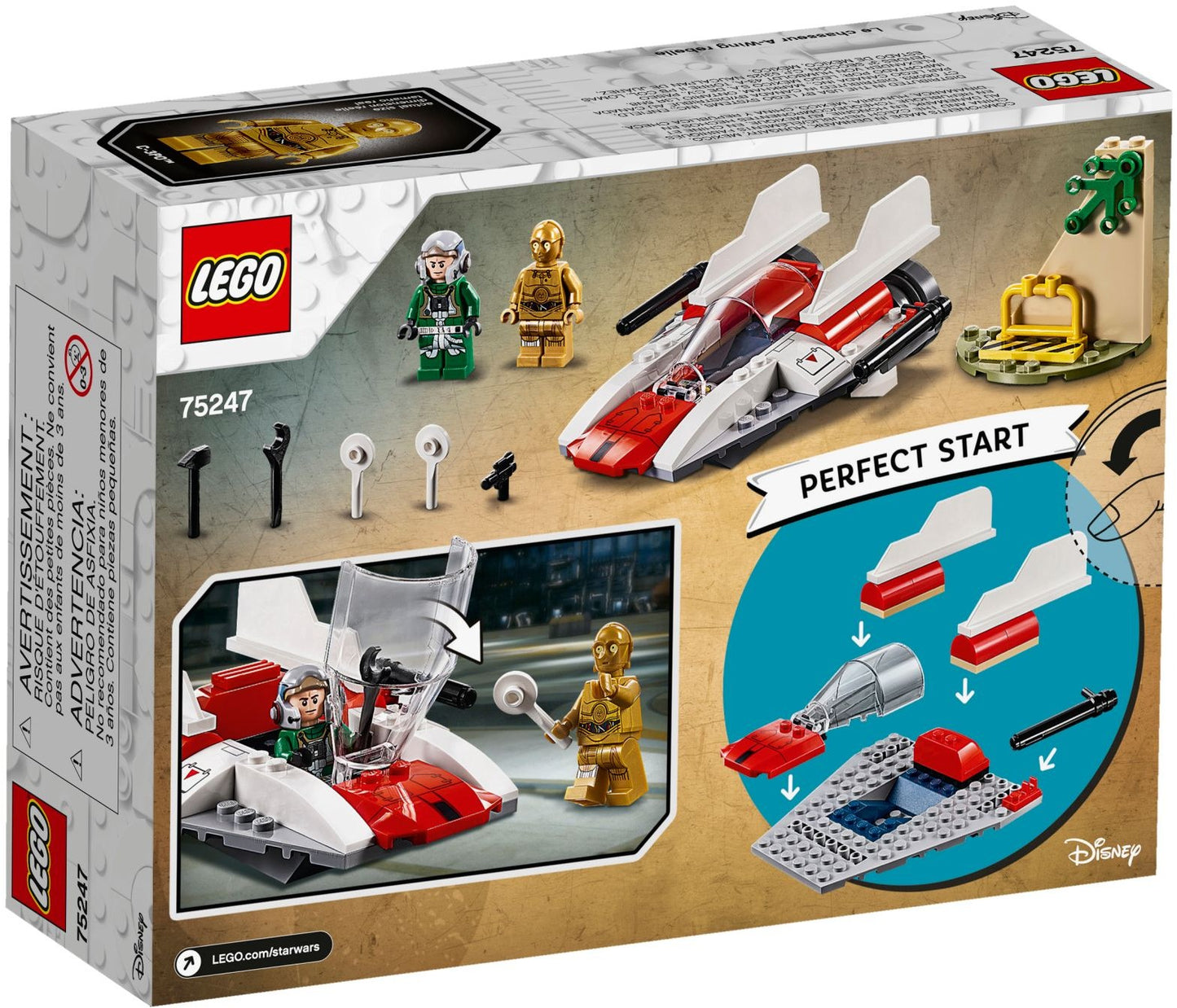 LEGO 75247 Star Wars Rebel A-Wing Starfighter