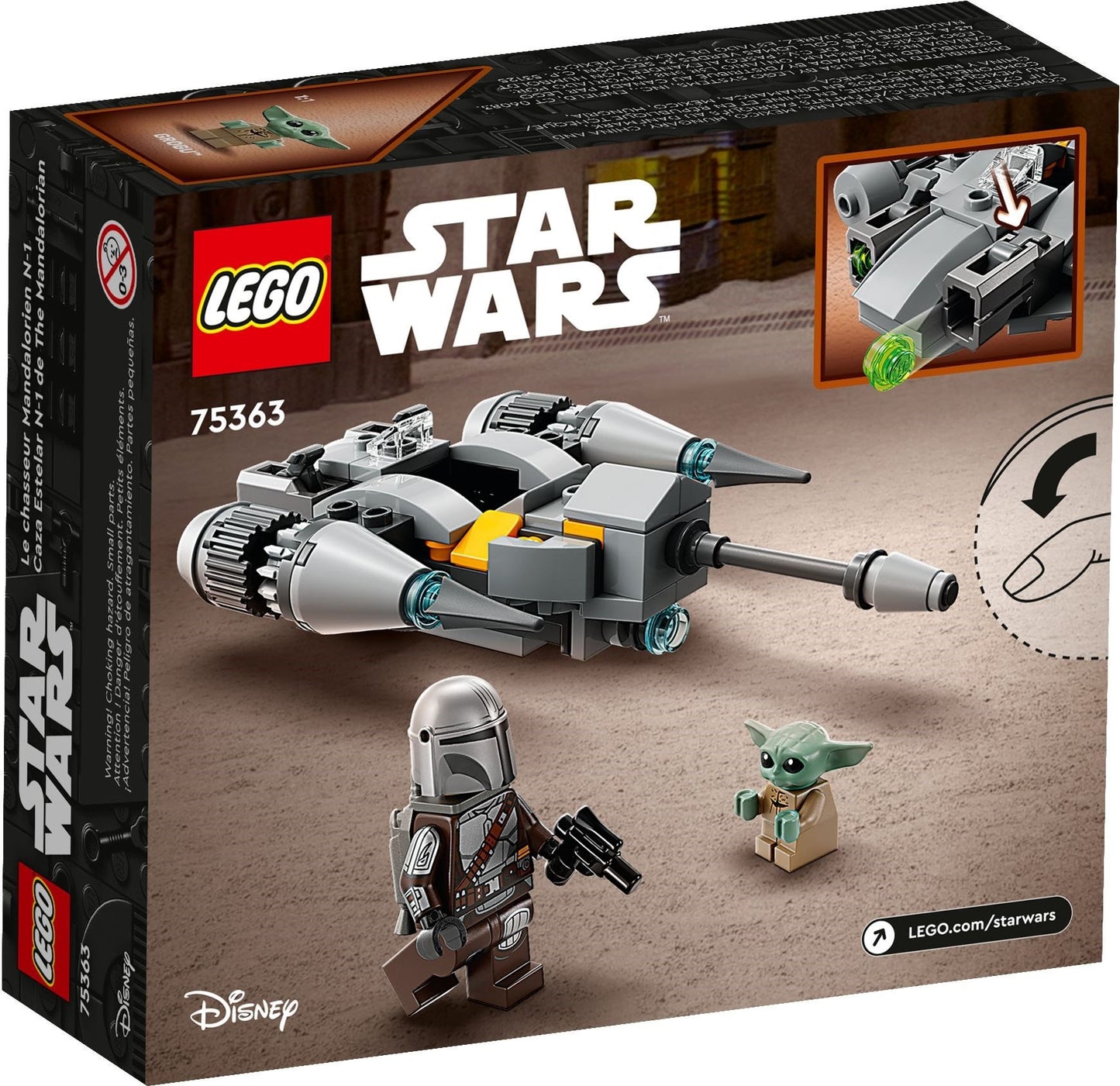 LEGO 75363 Star Wars The Mandalorian N-1 Starfighter™ Microfighter