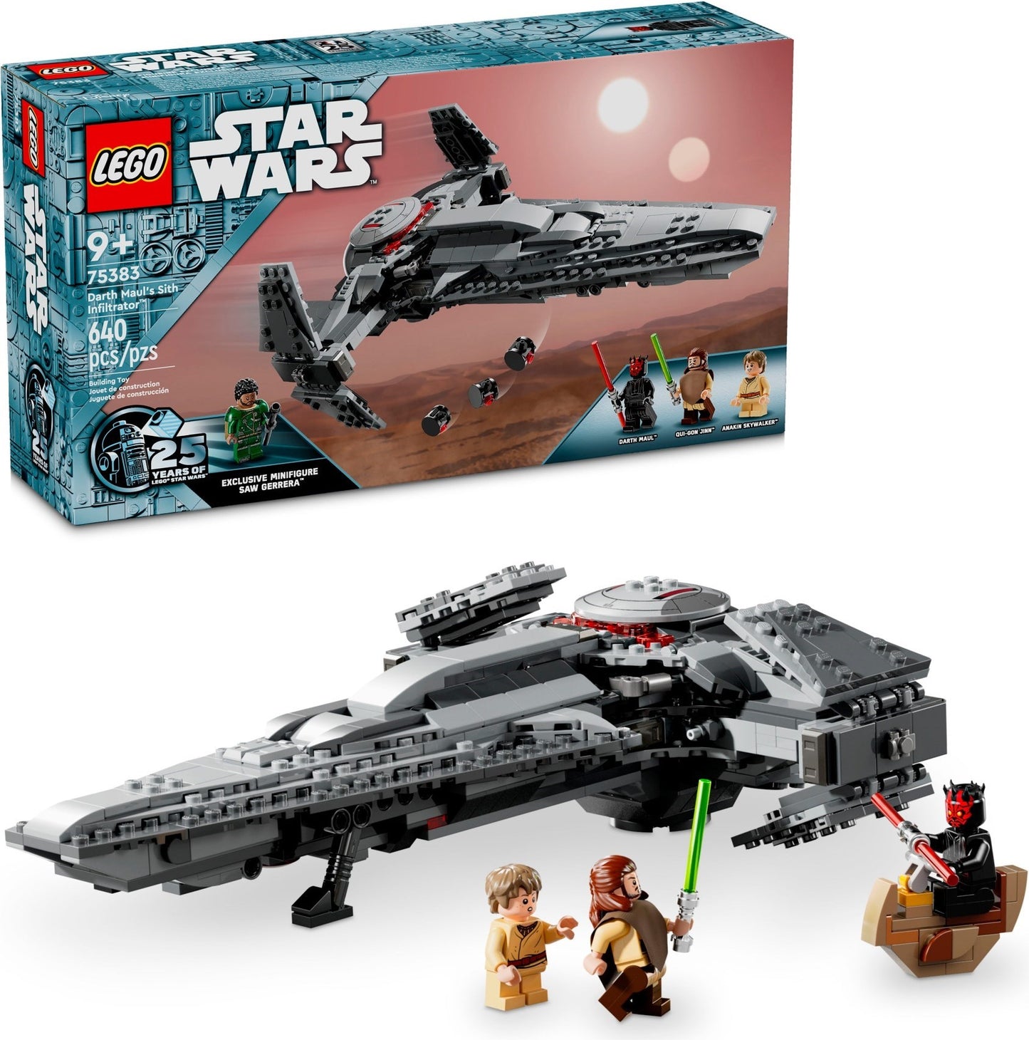 LEGO 75383 Star Wars Darth Maul's Sith Infiltrator