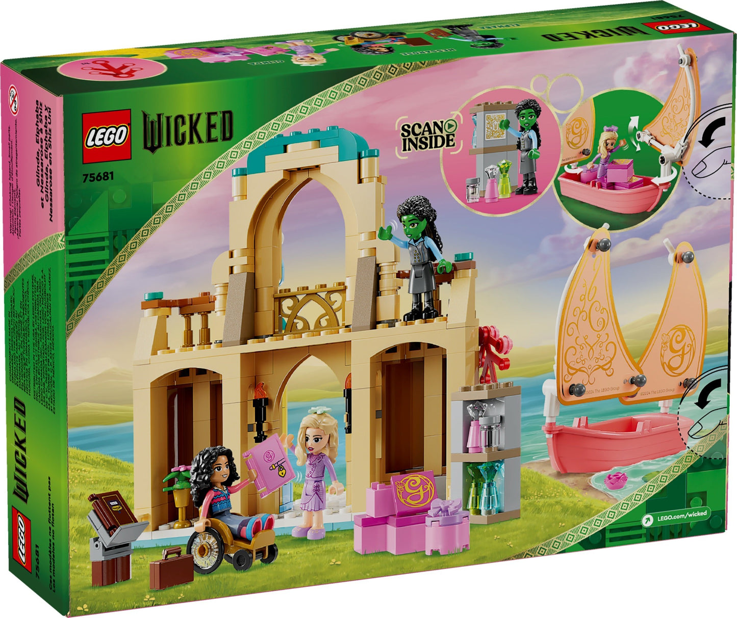 LEGO 75681 Wicked Glinda, Elphaba & Nessarose at Shiz University