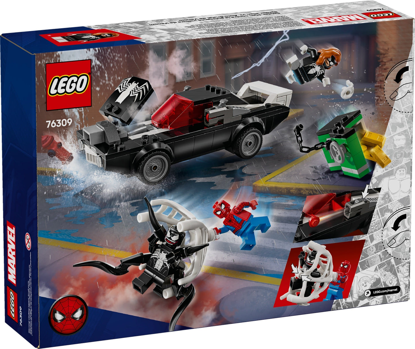 LEGO 76309 Marvel Super Heroes Spider-Man vs. Venom Muscle Car