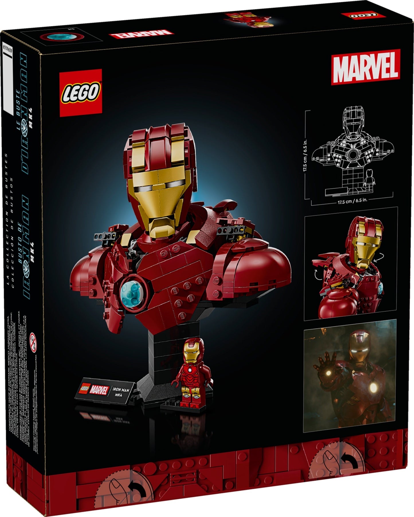 LEGO 76327 Marvel Super Heroes Iron Man MK4 Bust