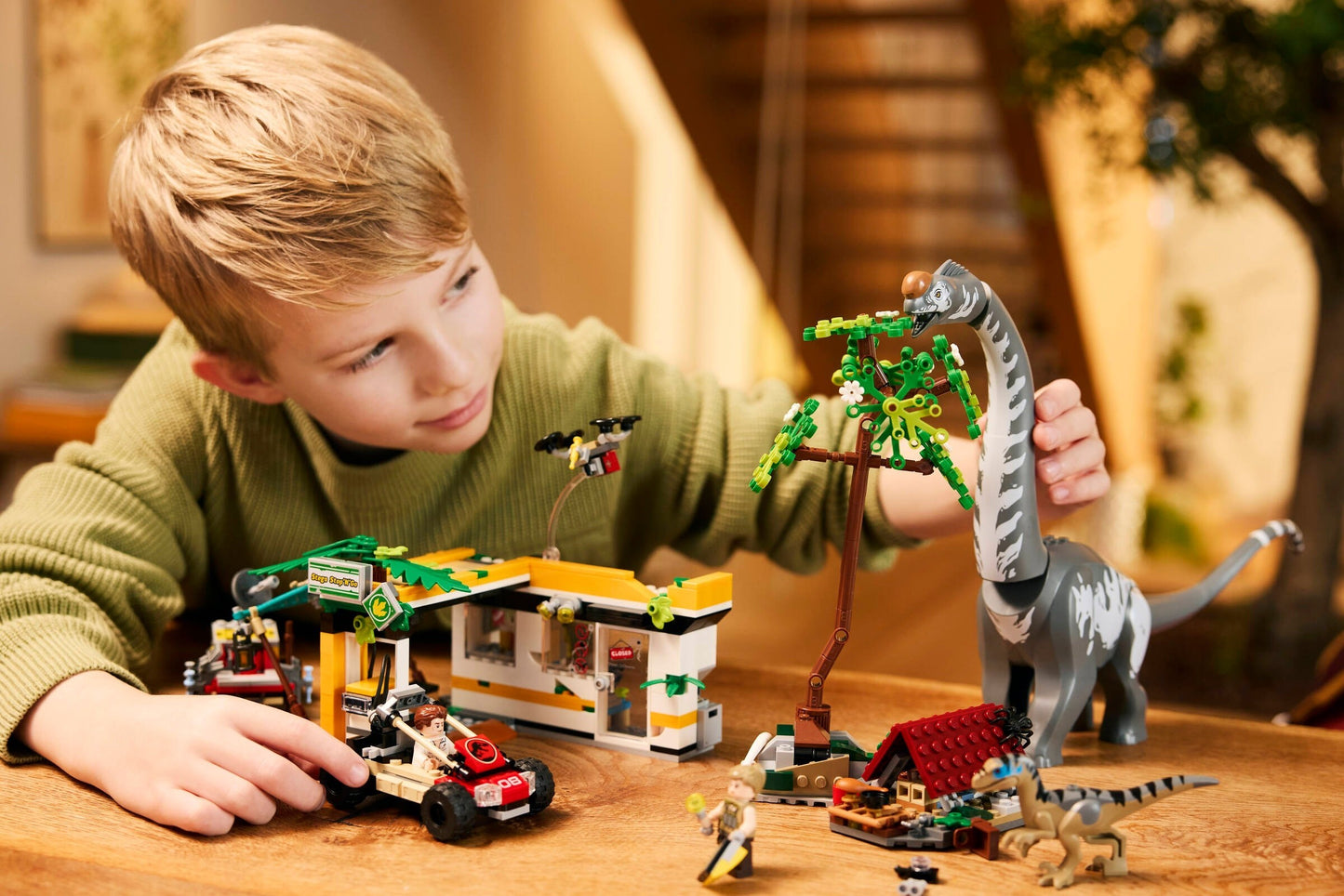 LEGO 76973 Jurassic World Raptor & Titanosaurus Tracking Mission
