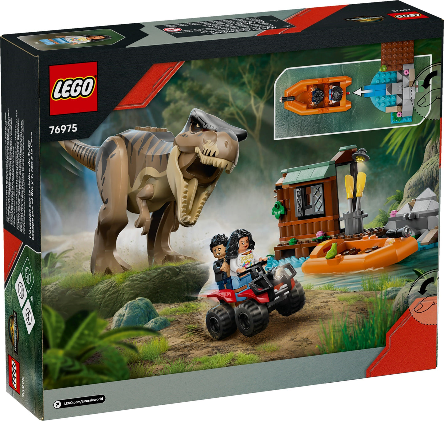 LEGO 76975 Jurassic World T. rex River Escape