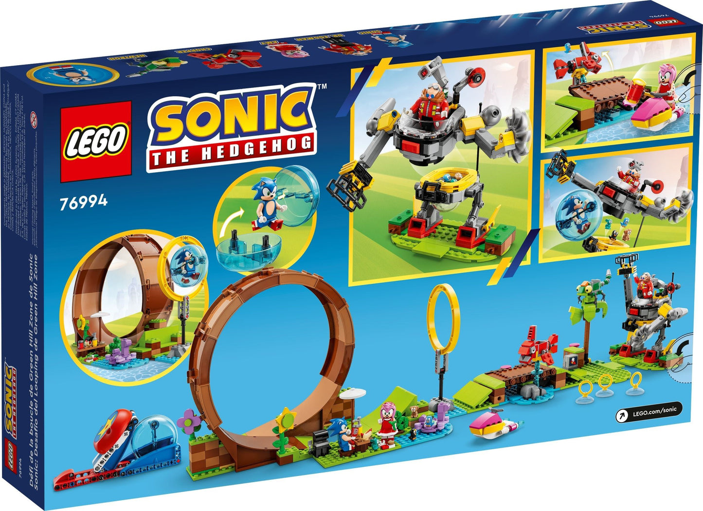LEGO 76994 Sonic The Hedgehog Sonic's Green Hill Zone Loop Challenge