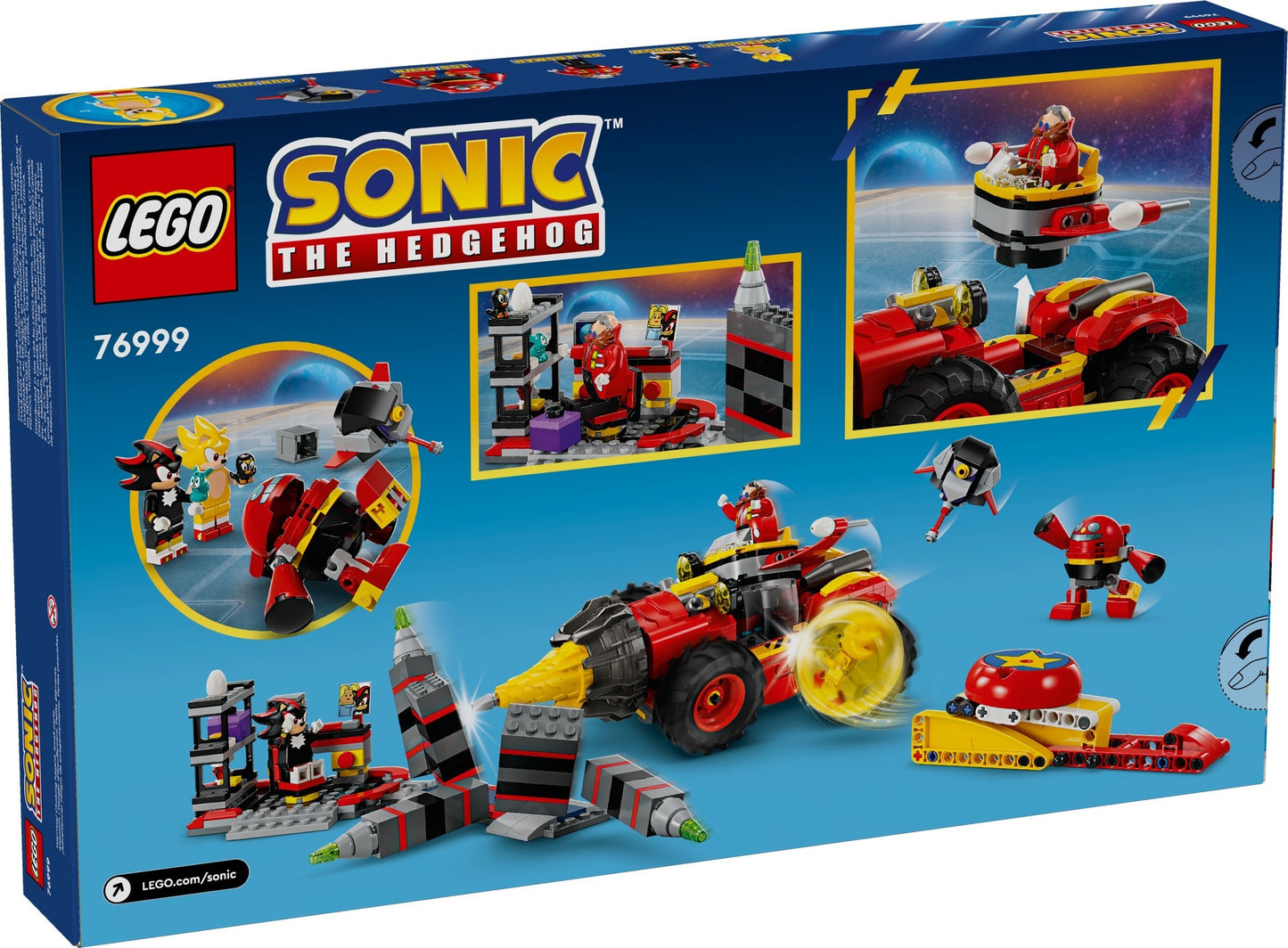 LEGO 76999 Sonic the Hedgehog Super Sonic vs. Egg Drillster