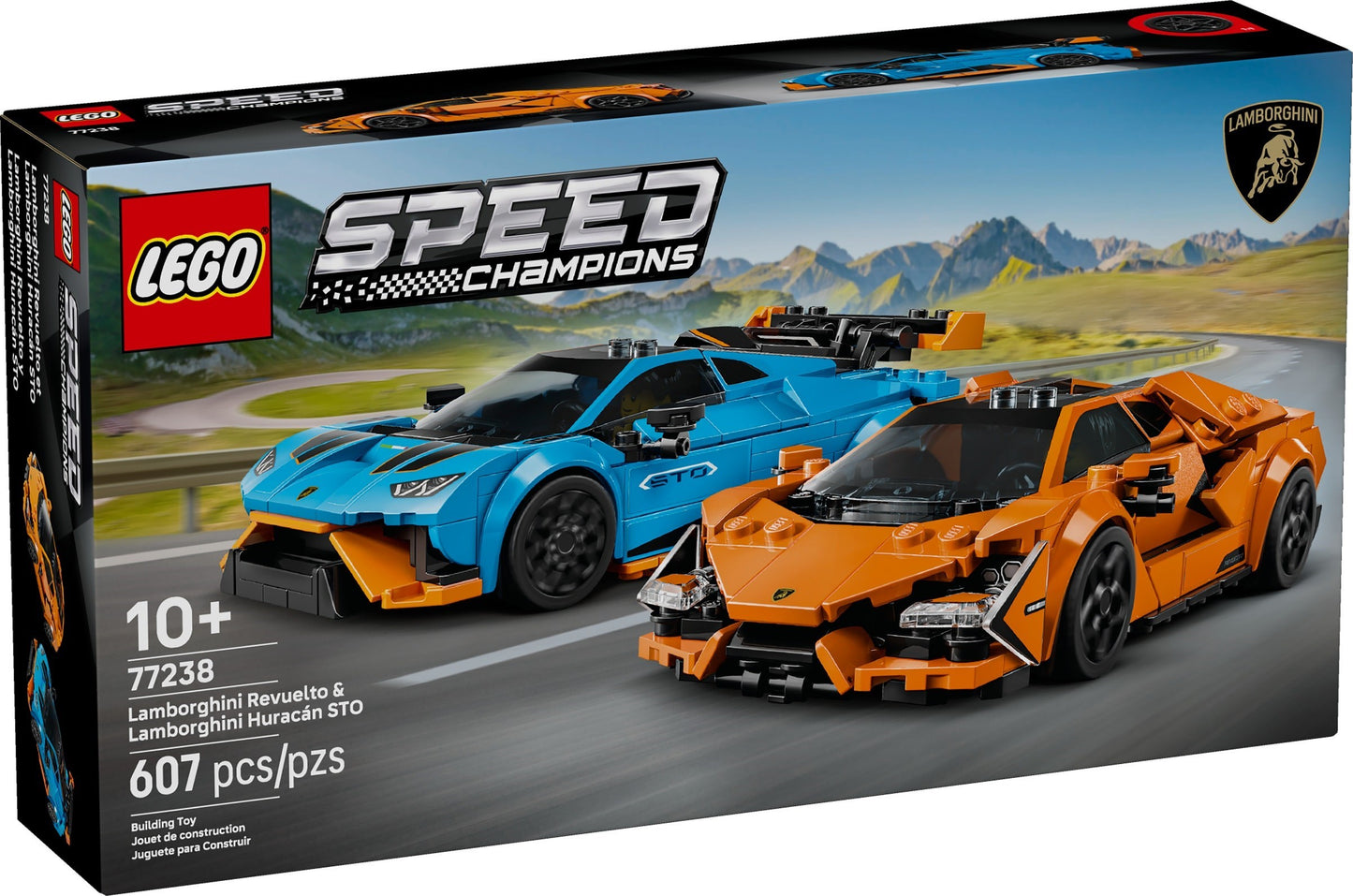LEGO 77238 Speed Champions Lamborghini Revuelto & Huracán STO