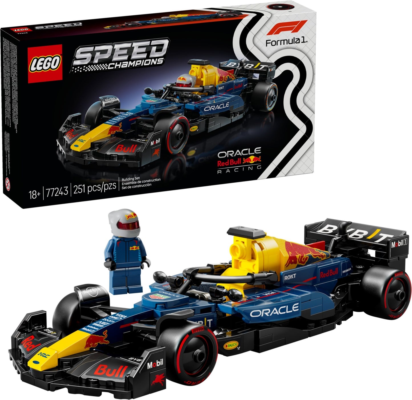LEGO 77243 Speed Champions Oracle Red Bull Racing RB20 F1 Race Car
