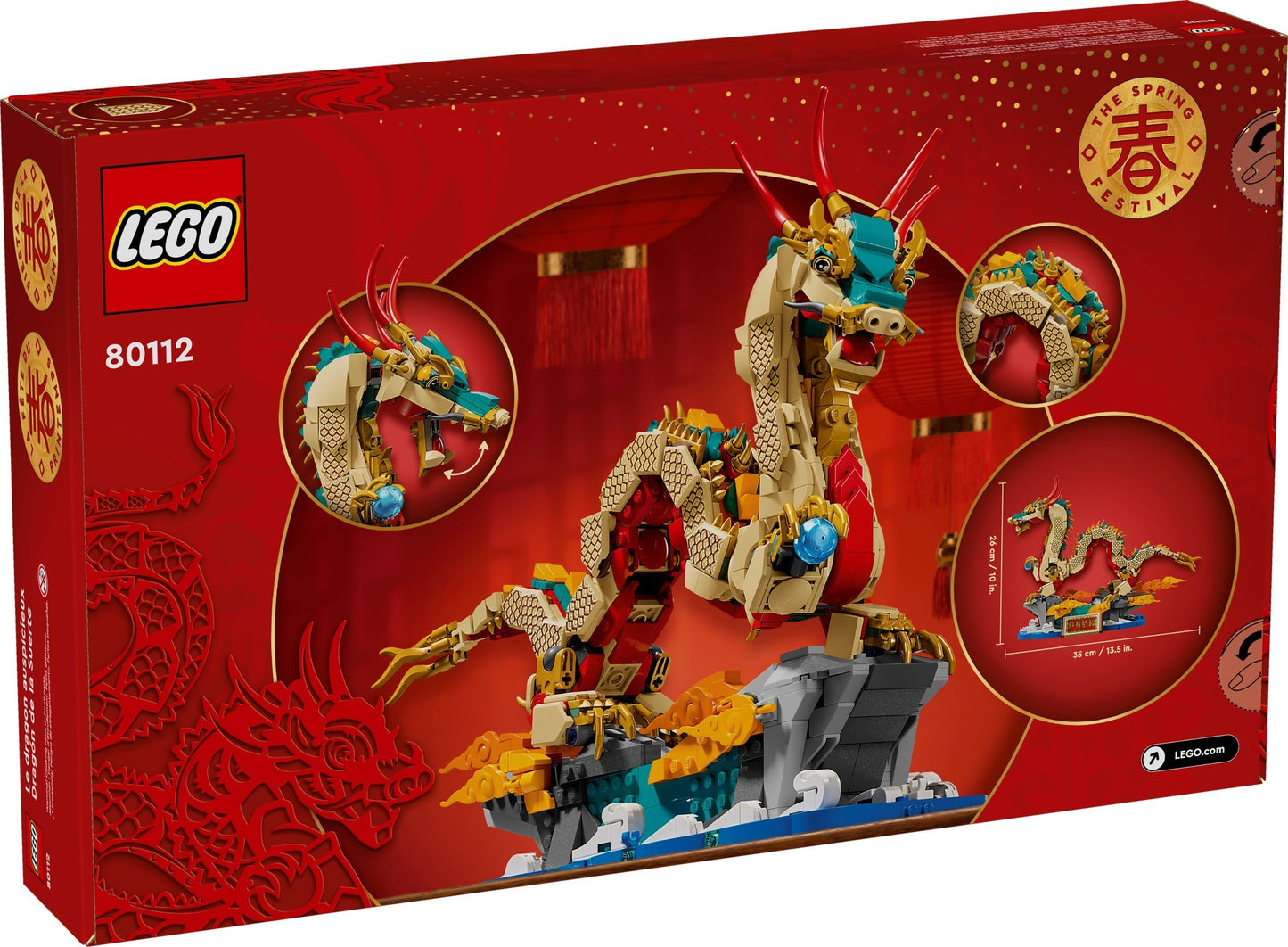 LEGO 80112 Seasonal Auspicious Dragon - Chinese Traditional Festival New Year