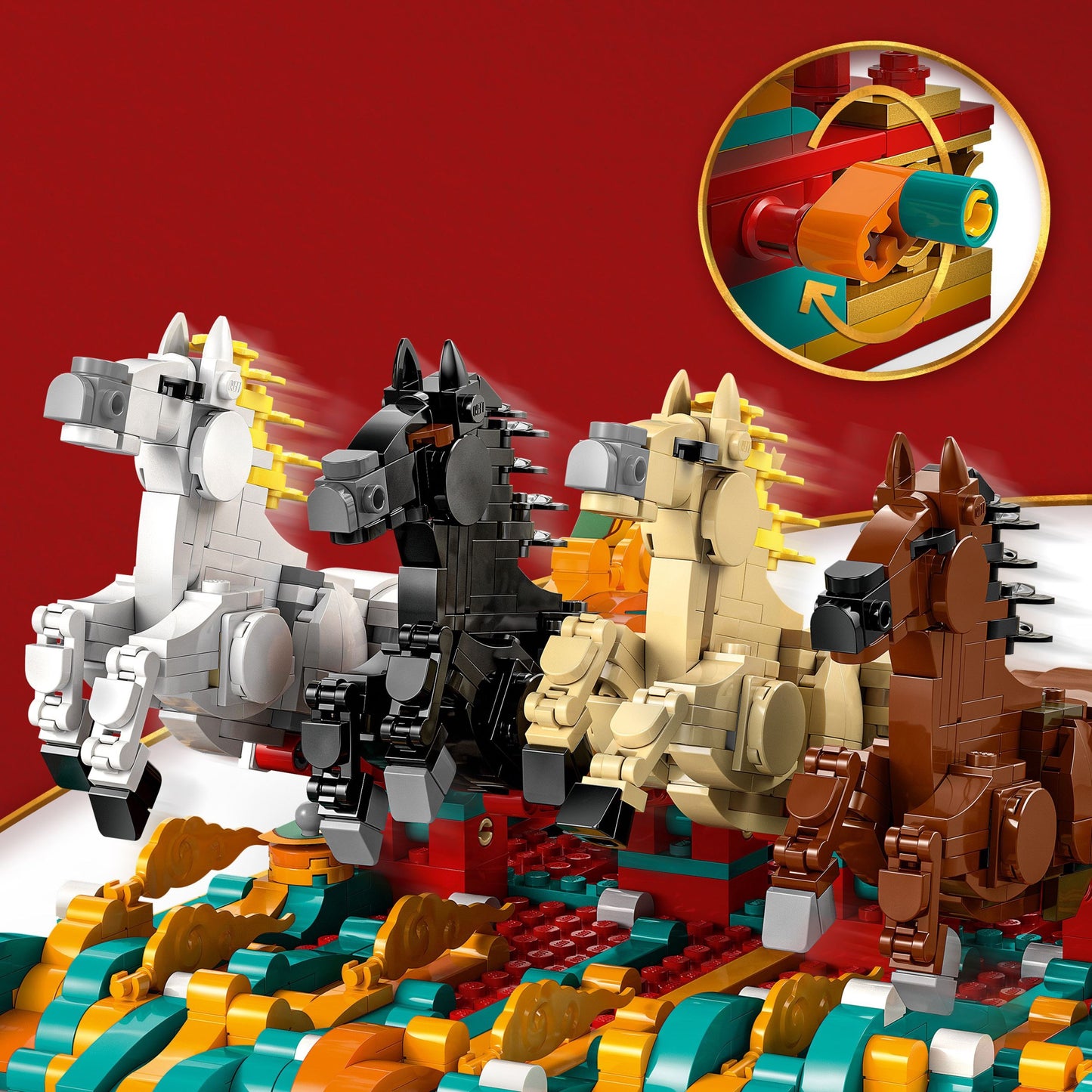LEGO 80119 Seasonal Galloping Horse Canvas - CNY