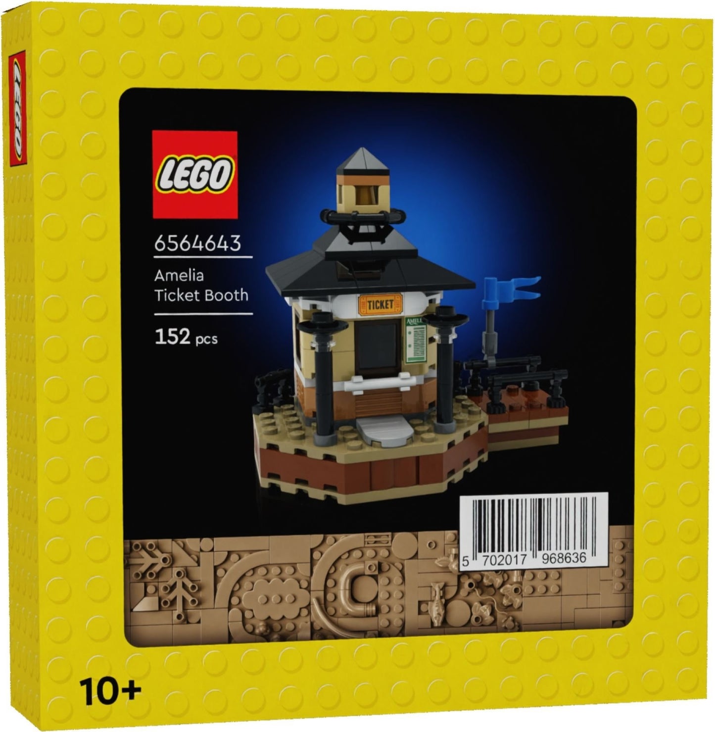 LEGO 5009157 6564643 Promotional Amelia Ticket Booth