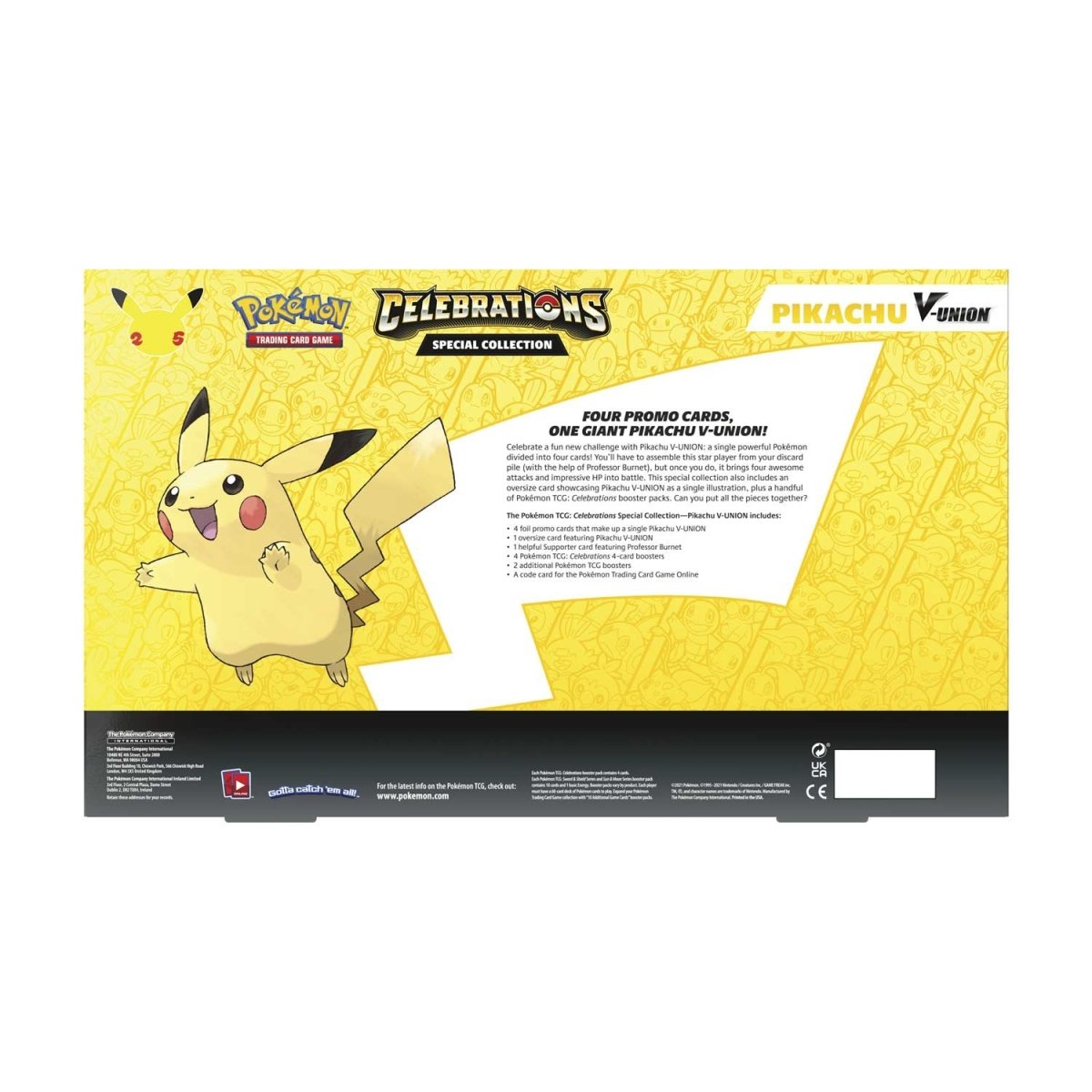 Pokemon TCG Celebrations Special Collection - Pikachu V-Union