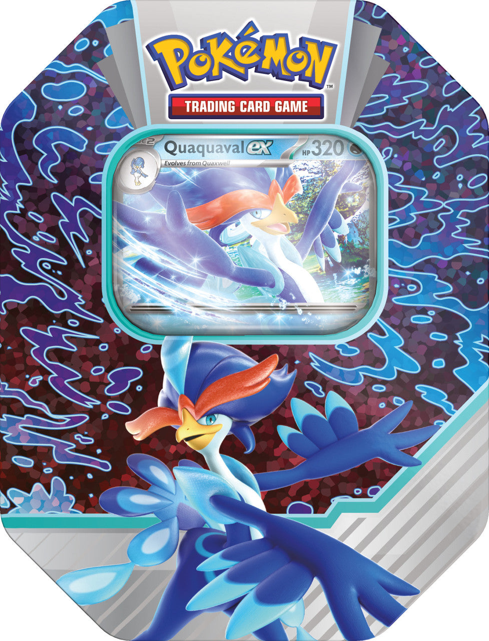 Pokemon TCG Paldea Partners Tin - Quaquaval ex