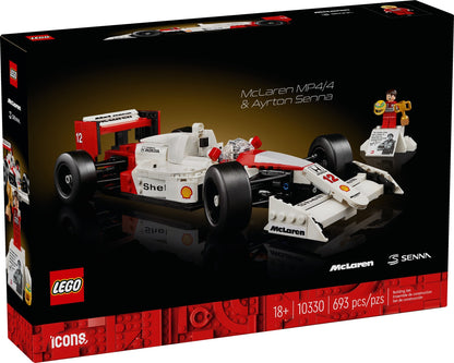 LEGO 10330 Icons McLaren MP4/4 & Ayrton Senna - imperfect box