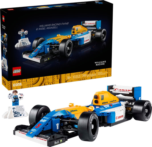 LEGO 10353 Icons Williams Racing FW14B & Nigel Mansell