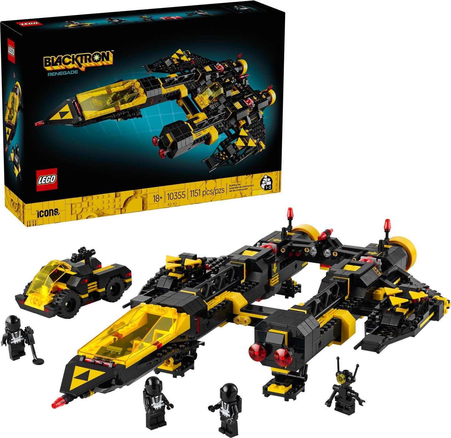 LEGO 10355 Icons Blacktron Renegade