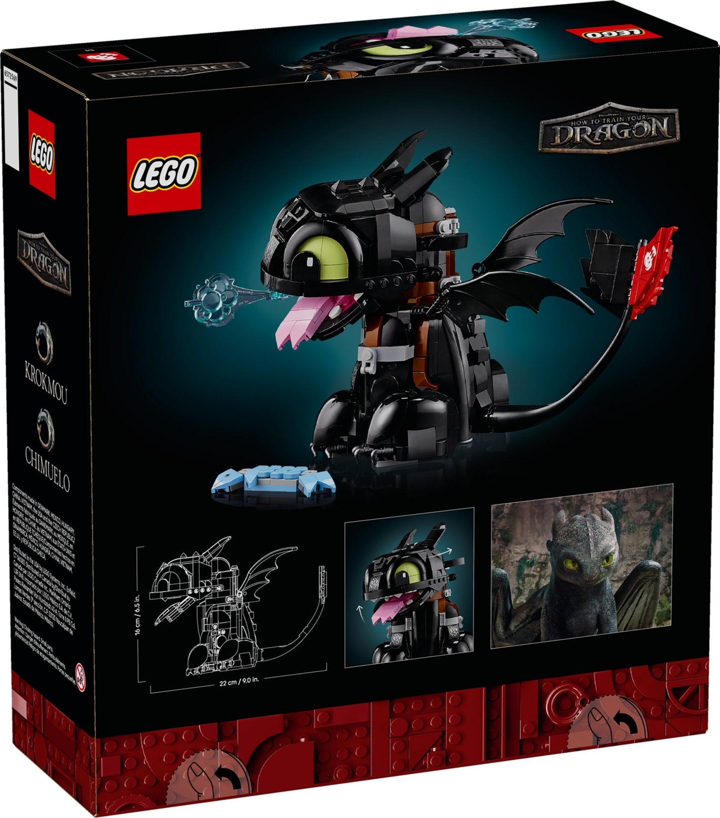 LEGO 10375 Icons How to Train Your Dragon: Toothless