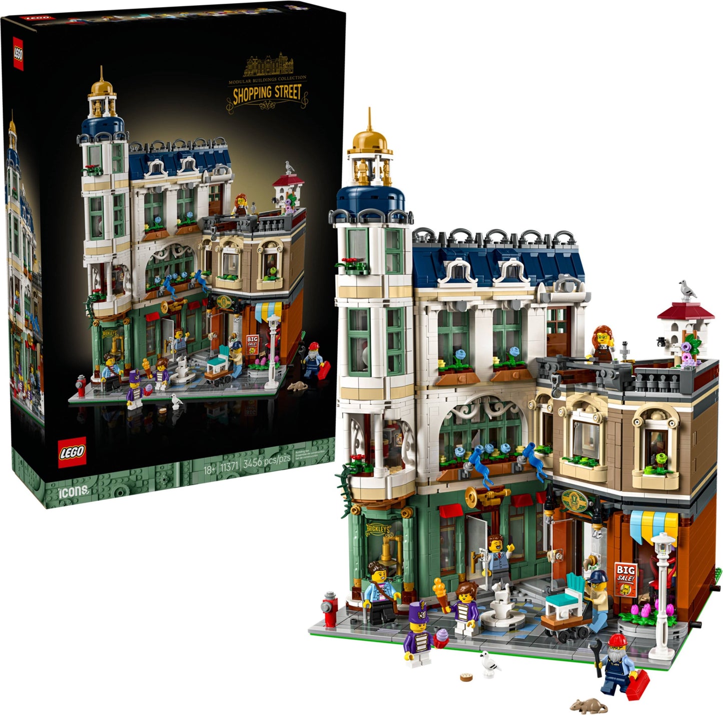 LEGO 11371 Icons Shopping Street - Modular Buildings Collection