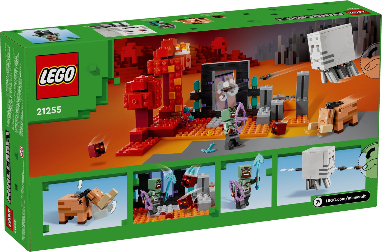 LEGO 21255 Minecraft The Nether Portal Ambush
